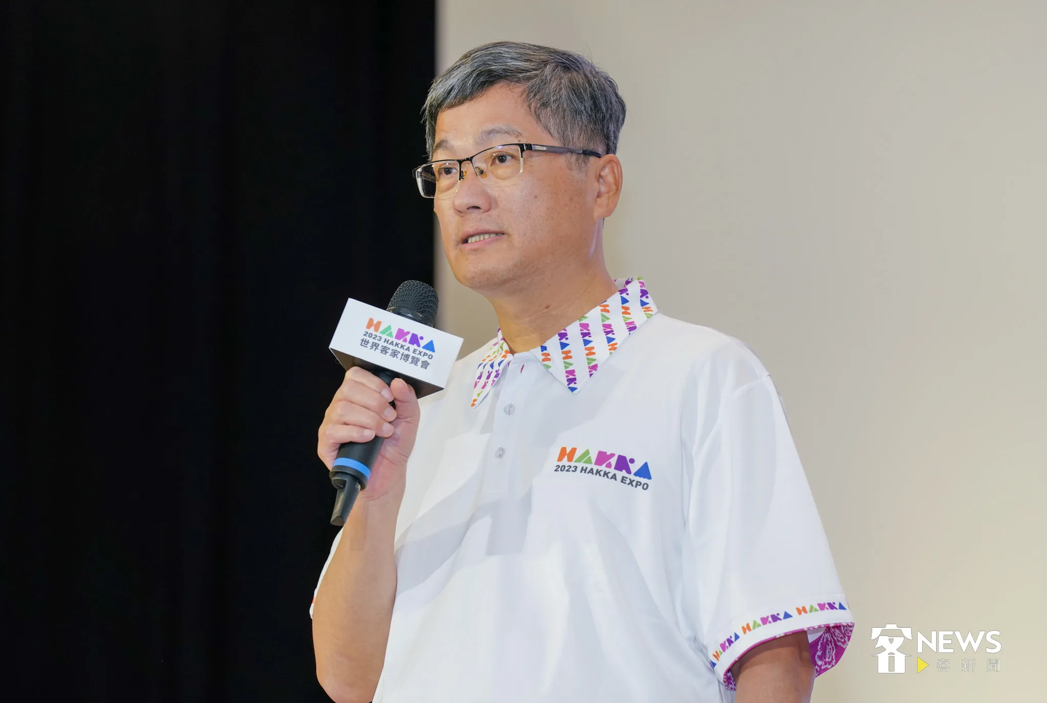 楊長鎮說,世客博是將台灣公民放在世界公民位置上自我檢視,看清楚自己的角色。宋佩遙攝