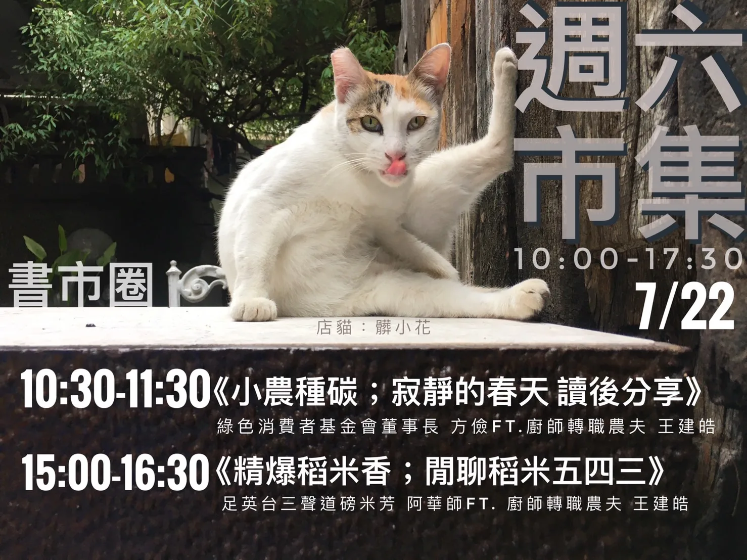 「走出書店」雲林虎尾厝打頭陣　嚐磅米香逛市集