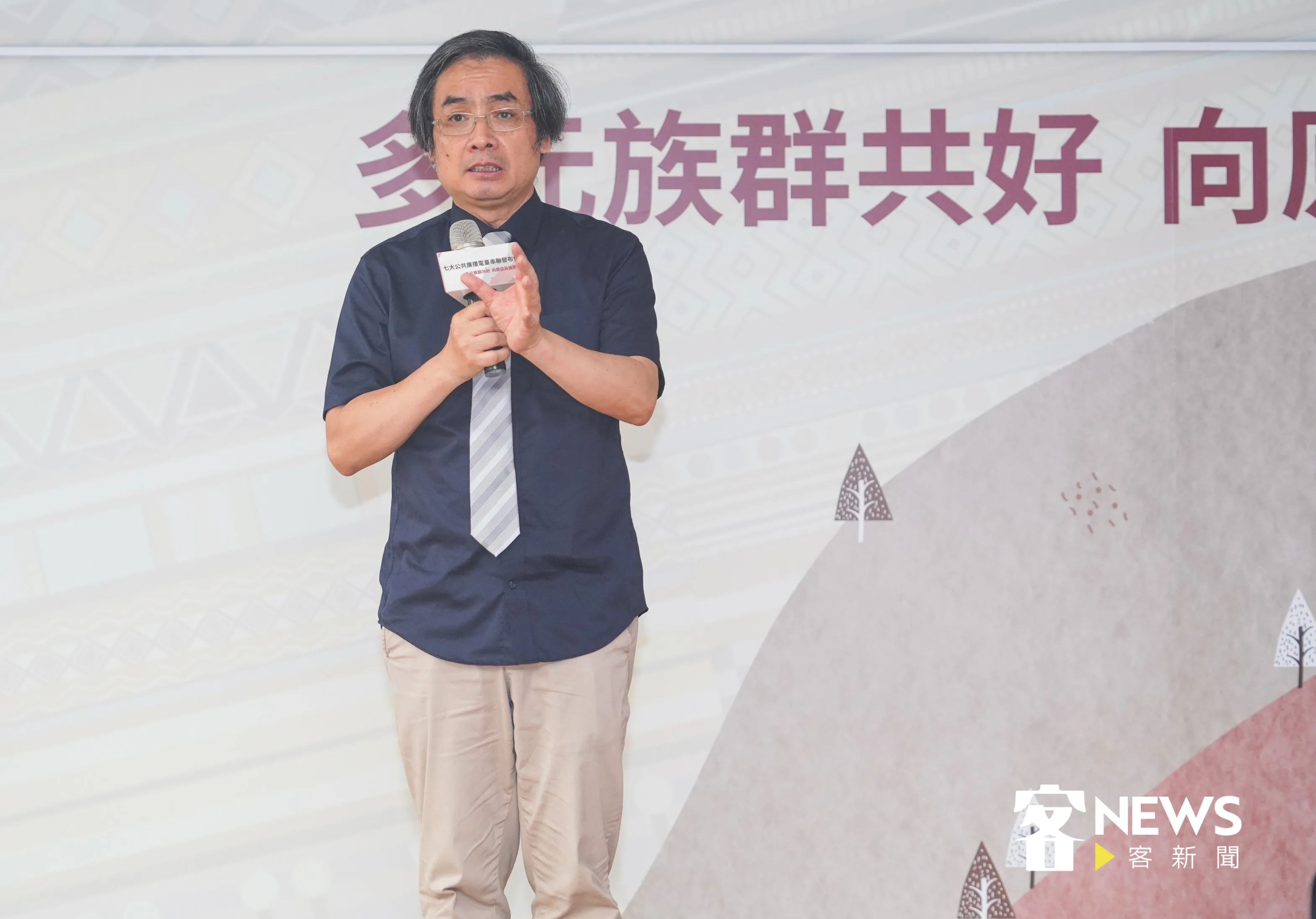 客傳會董事長陳邦畛。洪俊傑攝