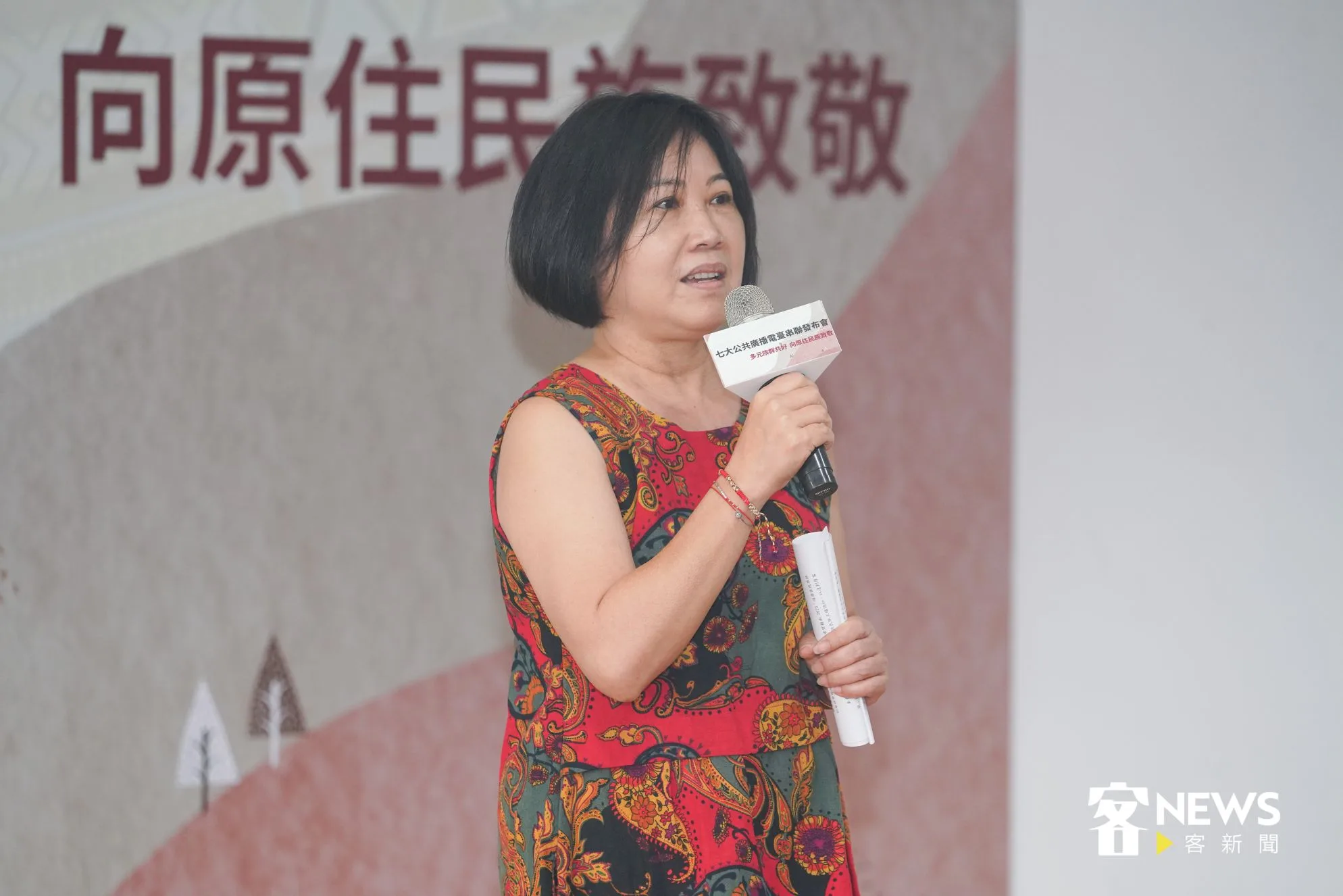 教育廣播電臺副臺長李方琪。洪俊傑攝