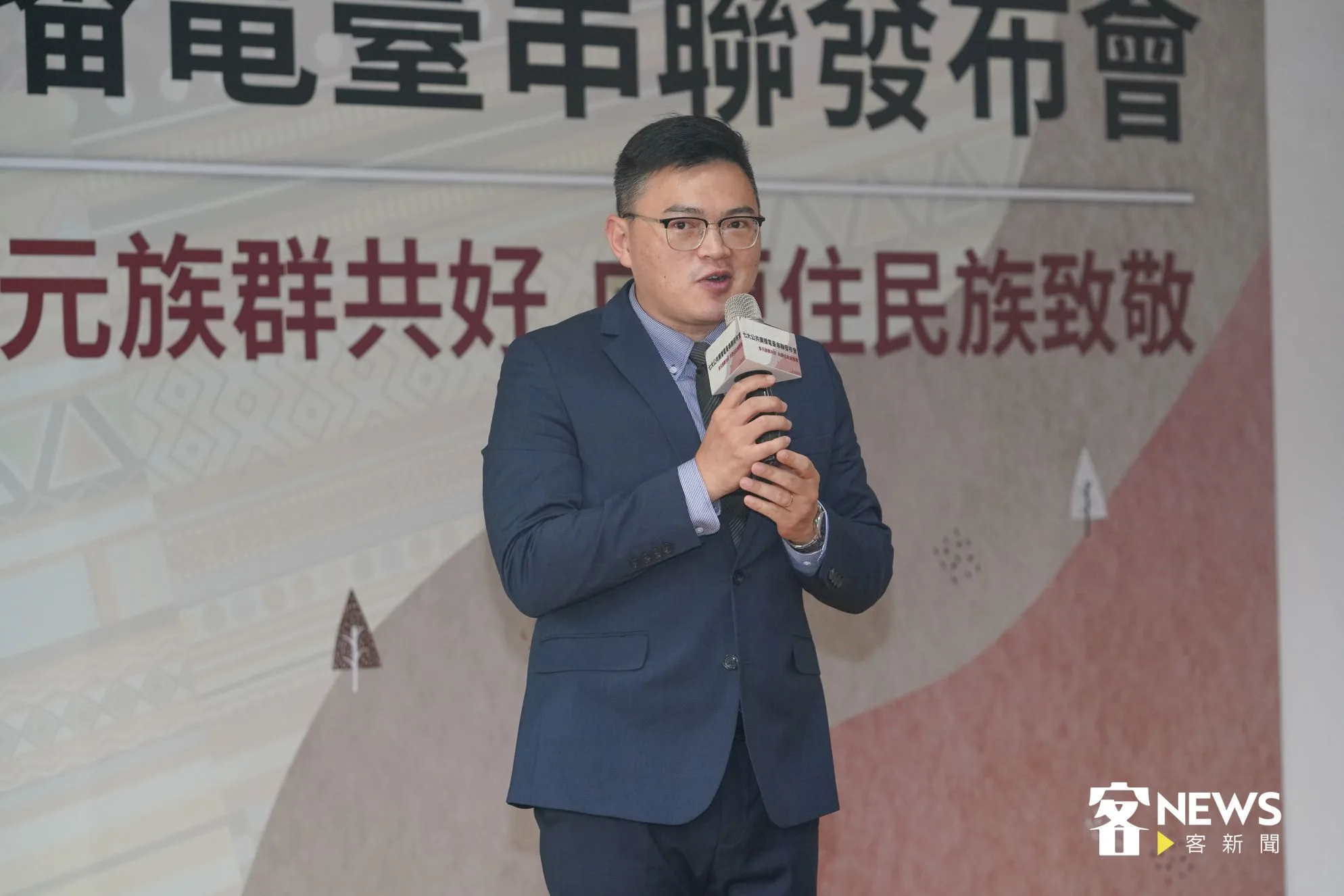 漢聲廣播電臺節目組組長王進福。洪俊傑攝