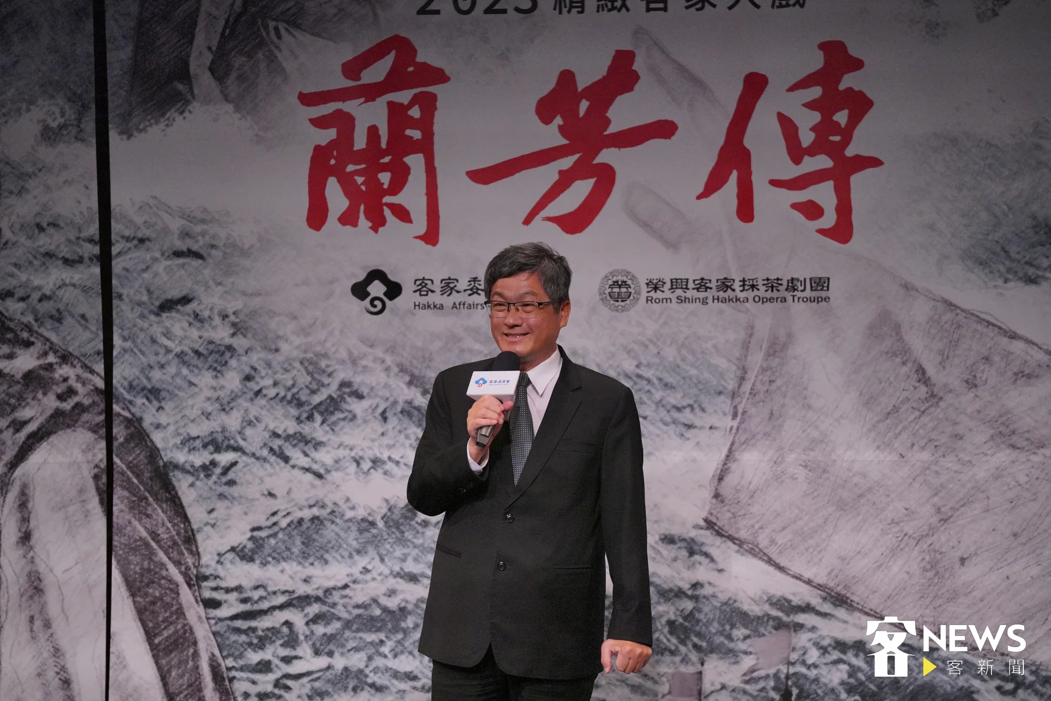客委會主委楊長鎮。蘇佑昇攝