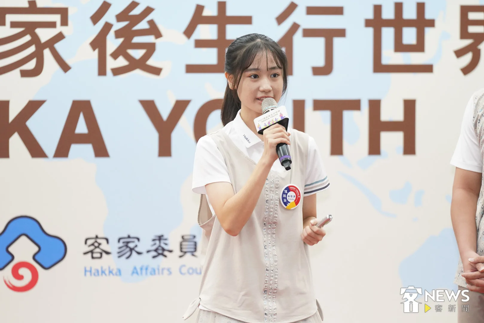 客家青訪團入選團員林榆溱。范修語攝