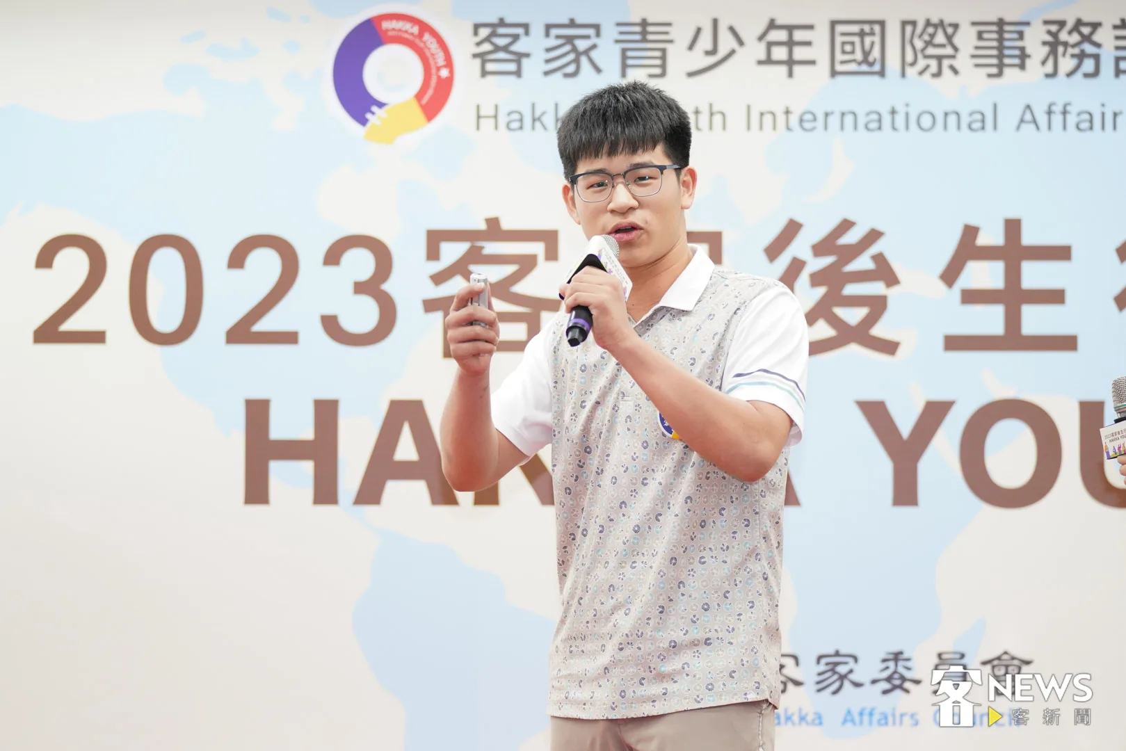 來自雲林的廖帷竣說，「從小就感受到學習這些文化的人越來越少，因此有傳承的使命感」。范修語攝