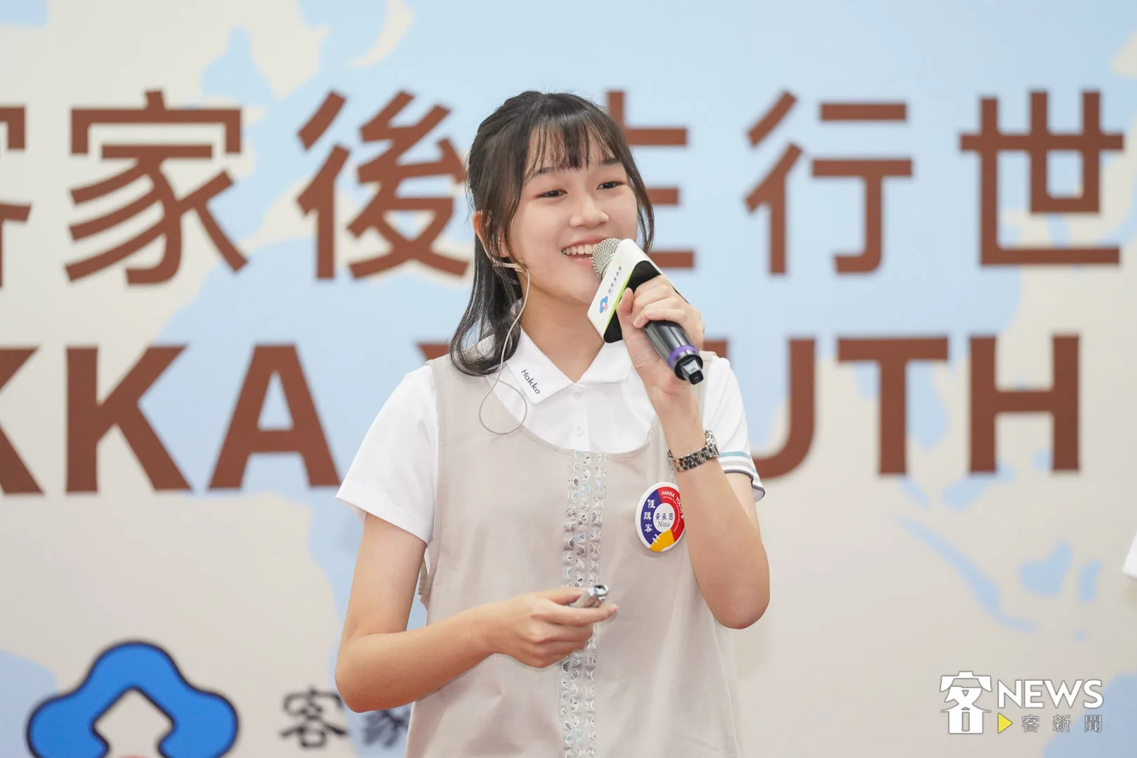 客家青訪團入選團員黃辰恩。范修語攝