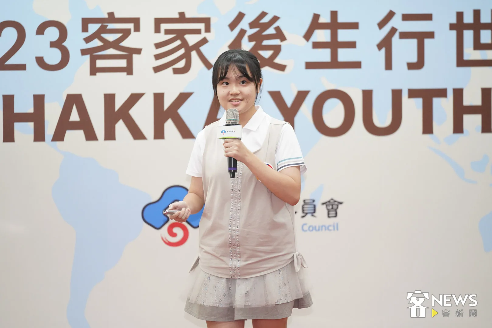 客家青訪團入選團員羅琇宣。范修語攝