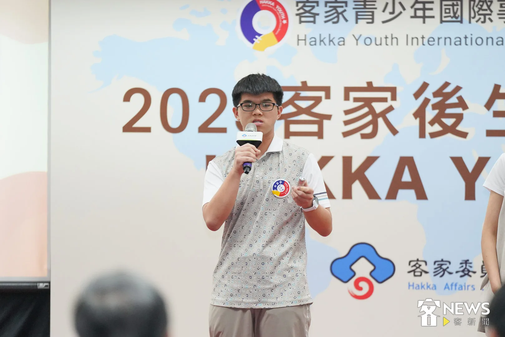 客家青訪團入選團員翼友福。范修語攝