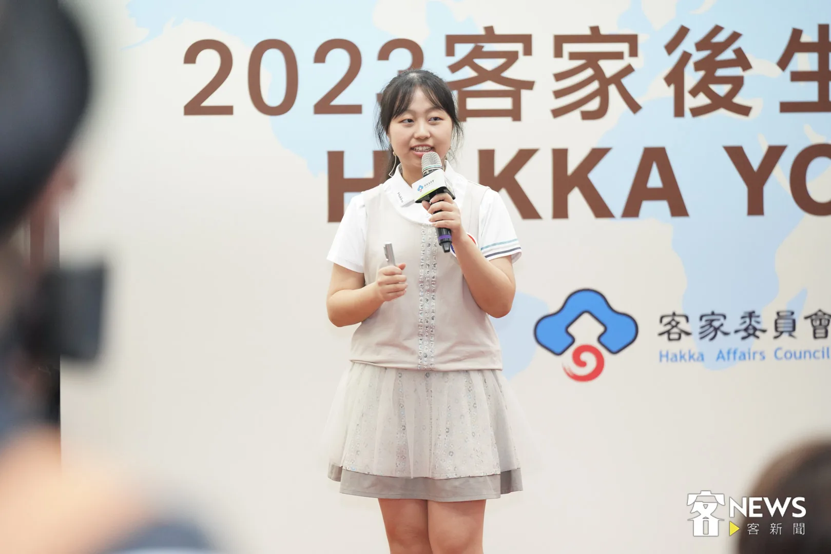 客家青訪團入選團員彭子芸。范修語攝