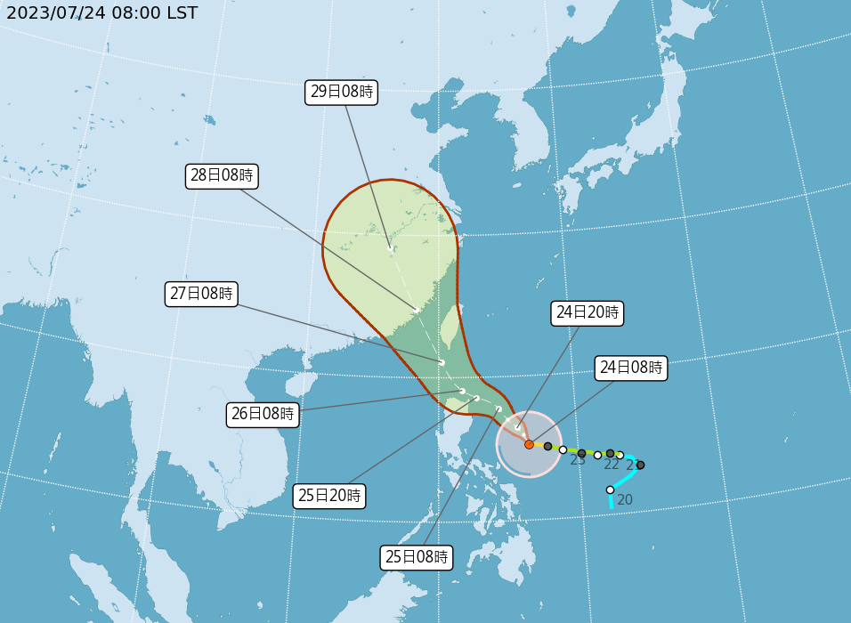 颱風杜蘇芮轉中颱　吳德榮：中心可能閃過台灣，仍需防豪雨