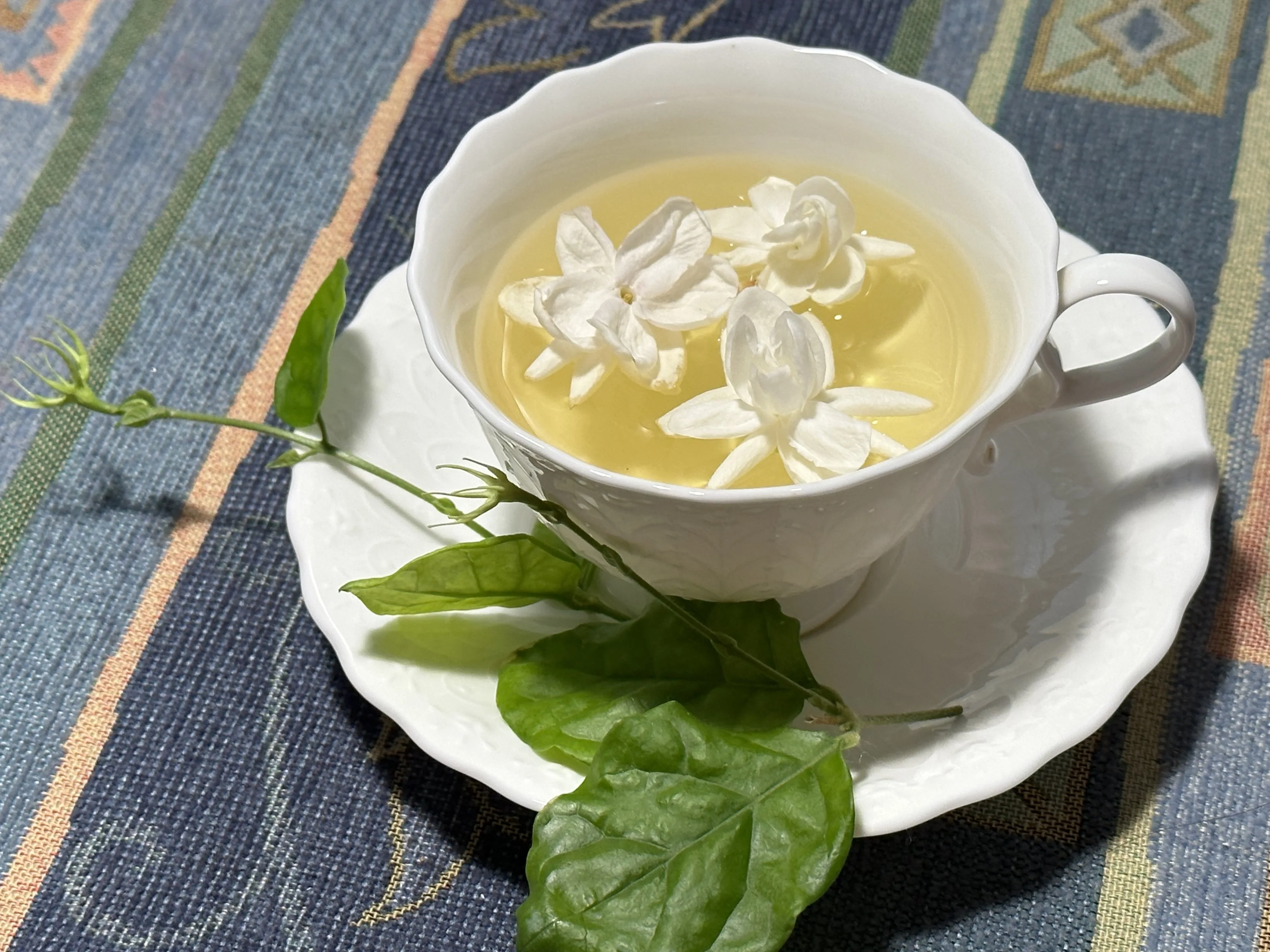 茉莉綠茶，以包種茶的氣和茉莉的香，融合於一取勝。蕭秀琴提供