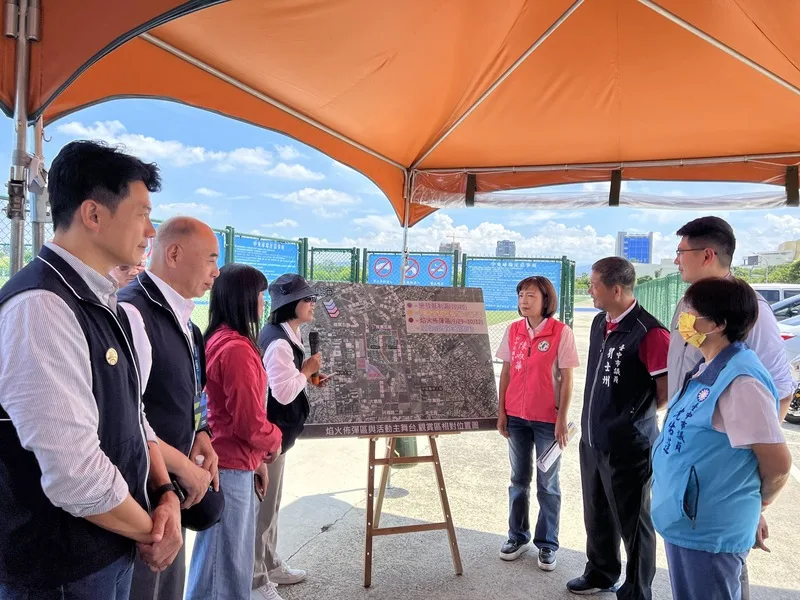 國慶焰火觀賞點　中市府規劃2主場11處自由區