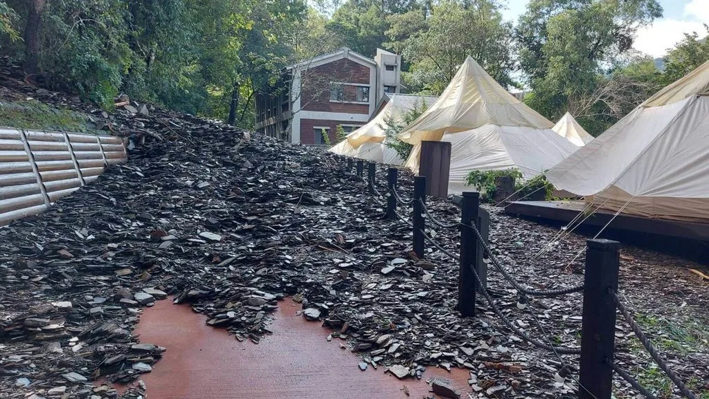 南投奧萬大雨災慘況曝光　力拚搶通道路挺進園區
