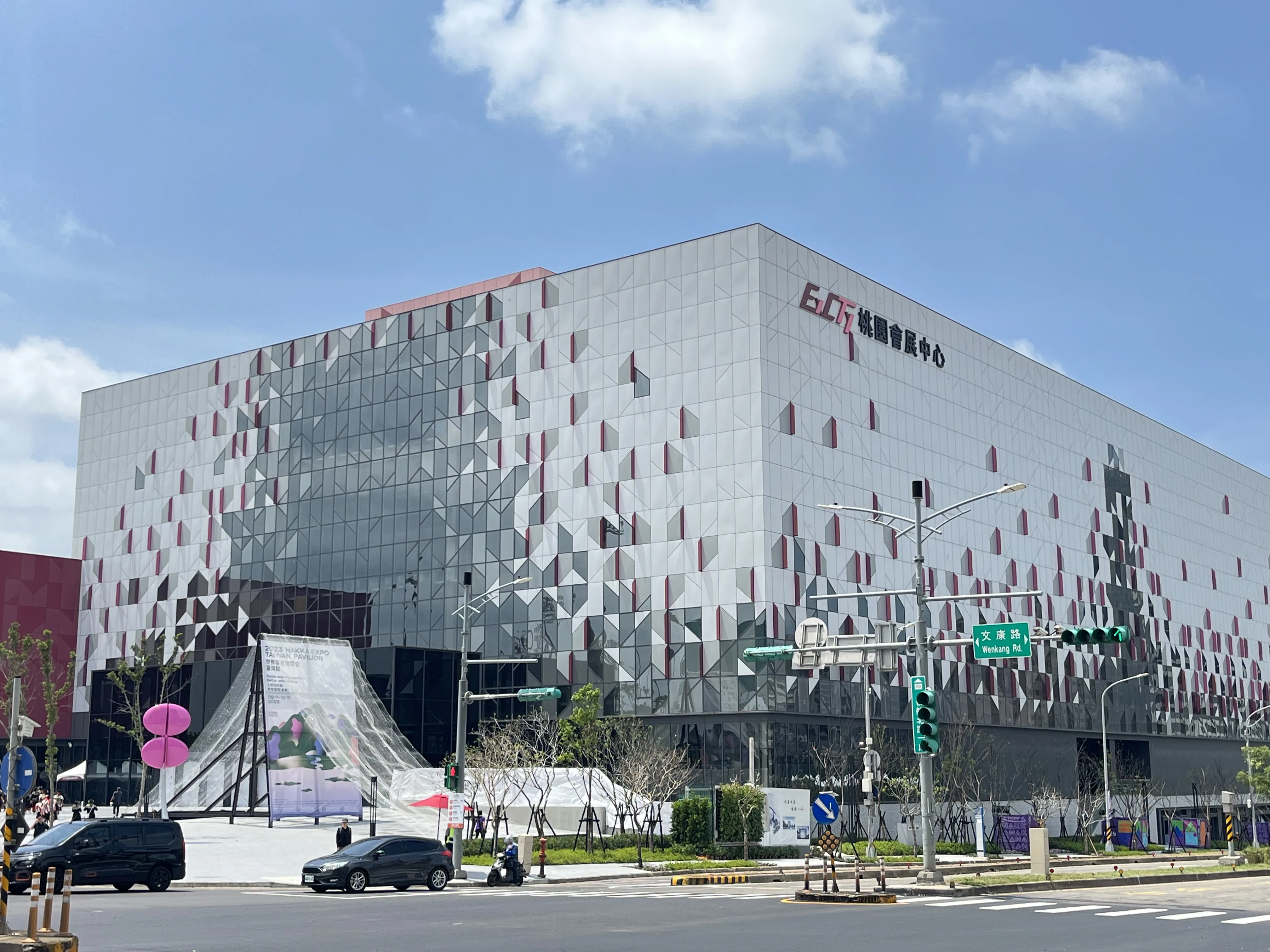 世客博主場館之一的台灣館。蘇佑昇攝