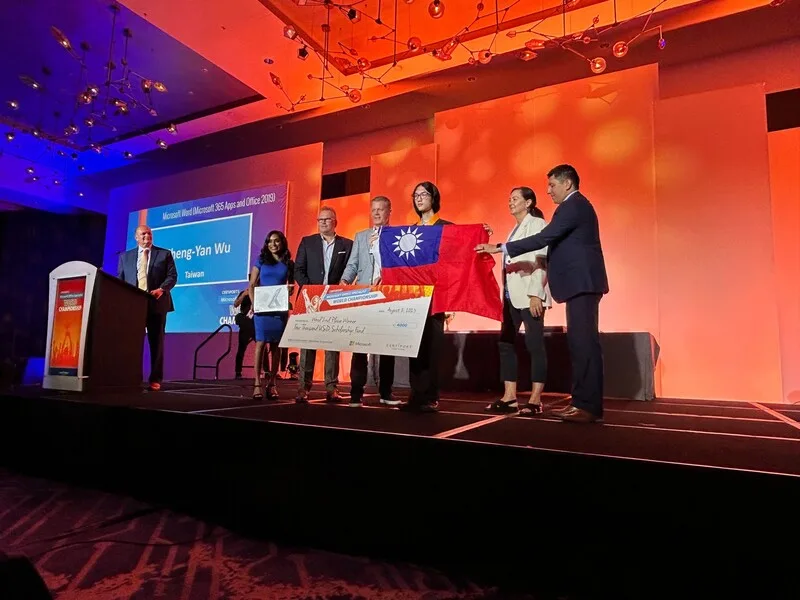 世界盃電腦應用技能競賽　台灣選手奪1金1銀1銅