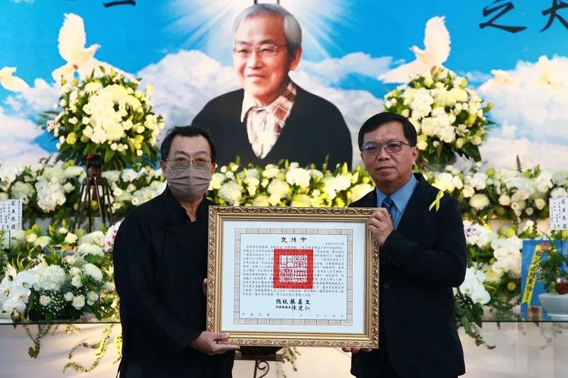 客家文化先驅陳運棟辭世　文化部代頒總統褒揚令