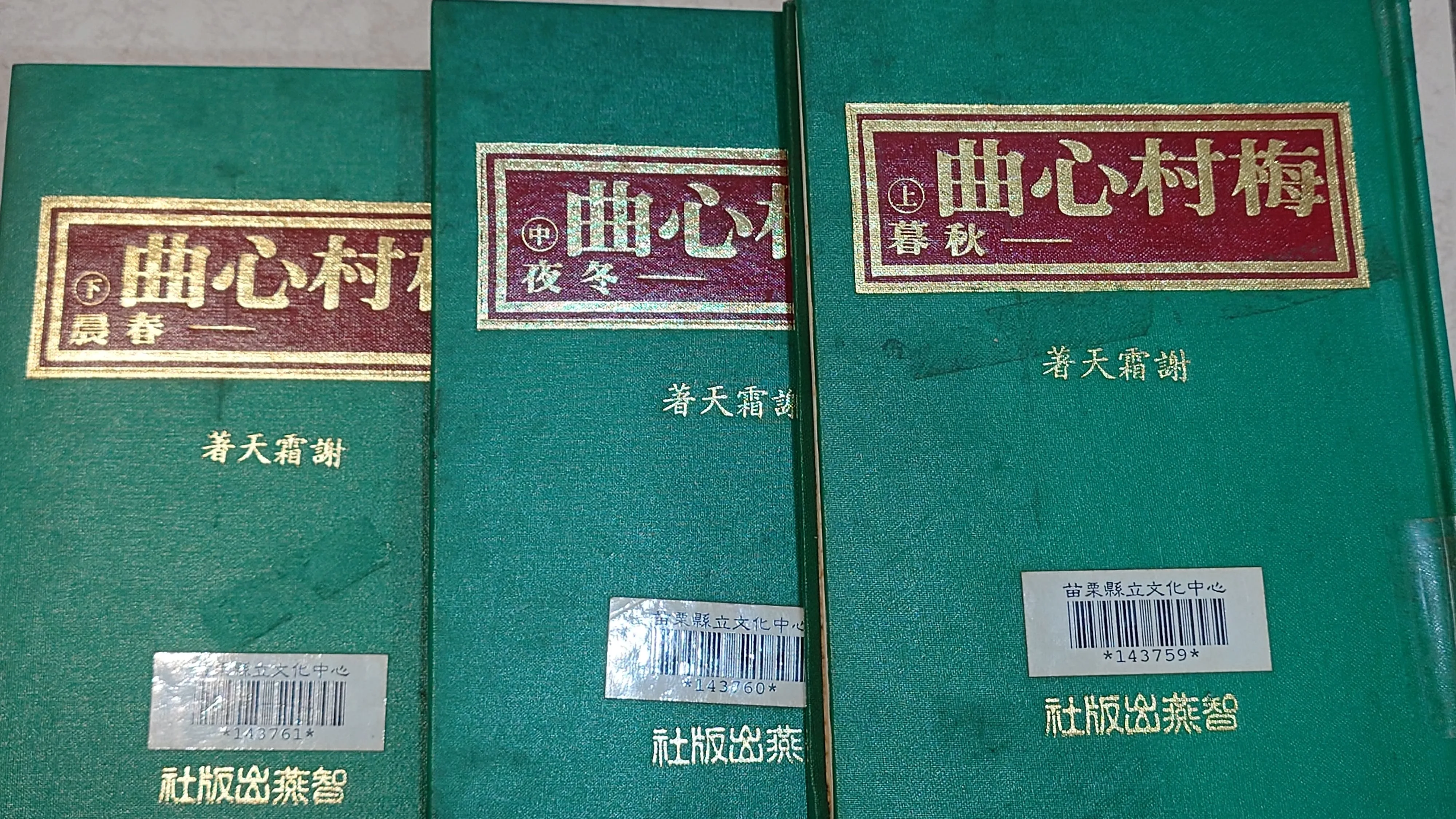 謝霜天的《梅村心曲》三部曲,寫的是1930至1970年代銅鑼灣的客家歷史故事。何來美攝