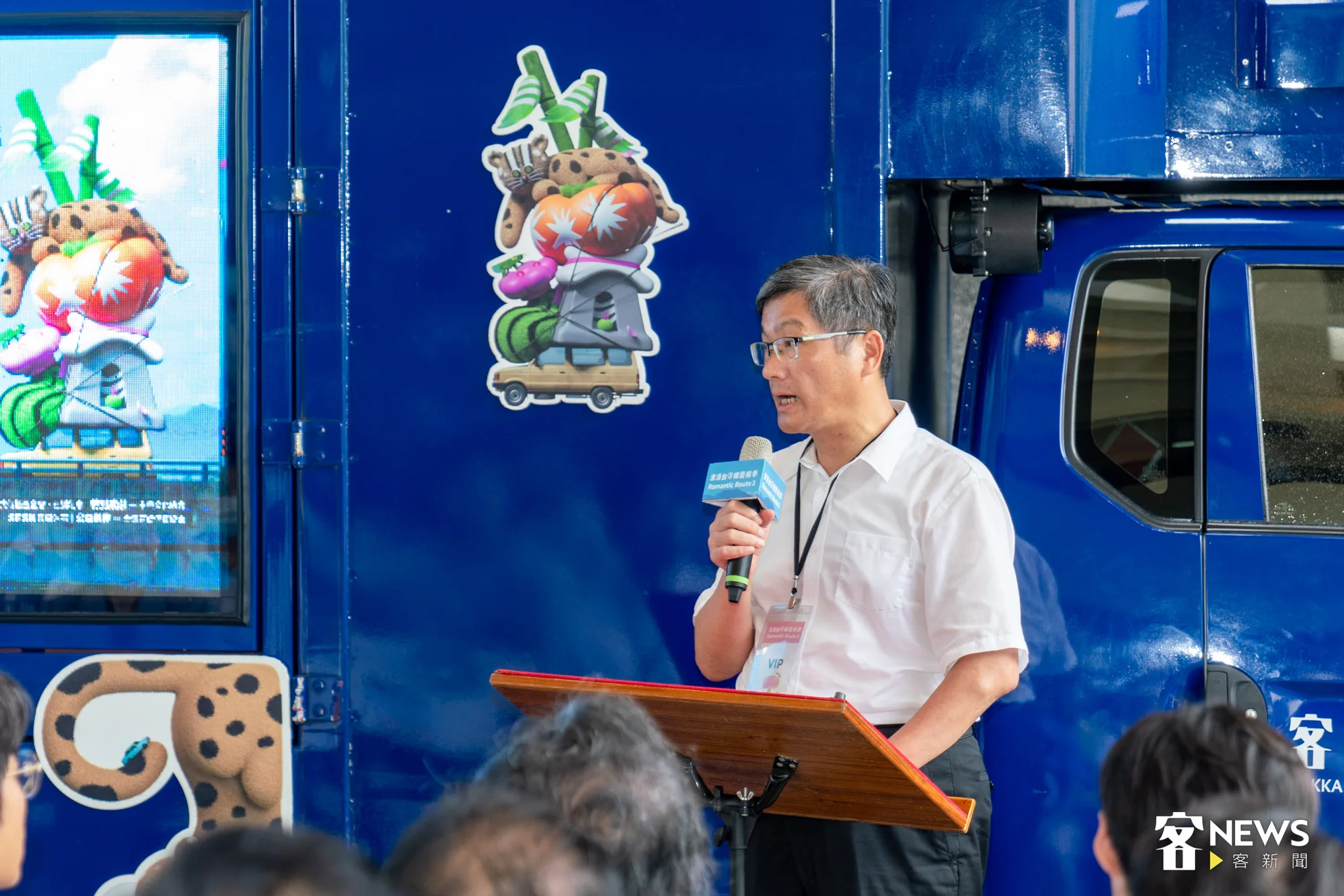 客委會主委楊長鎮致詞。李台源攝