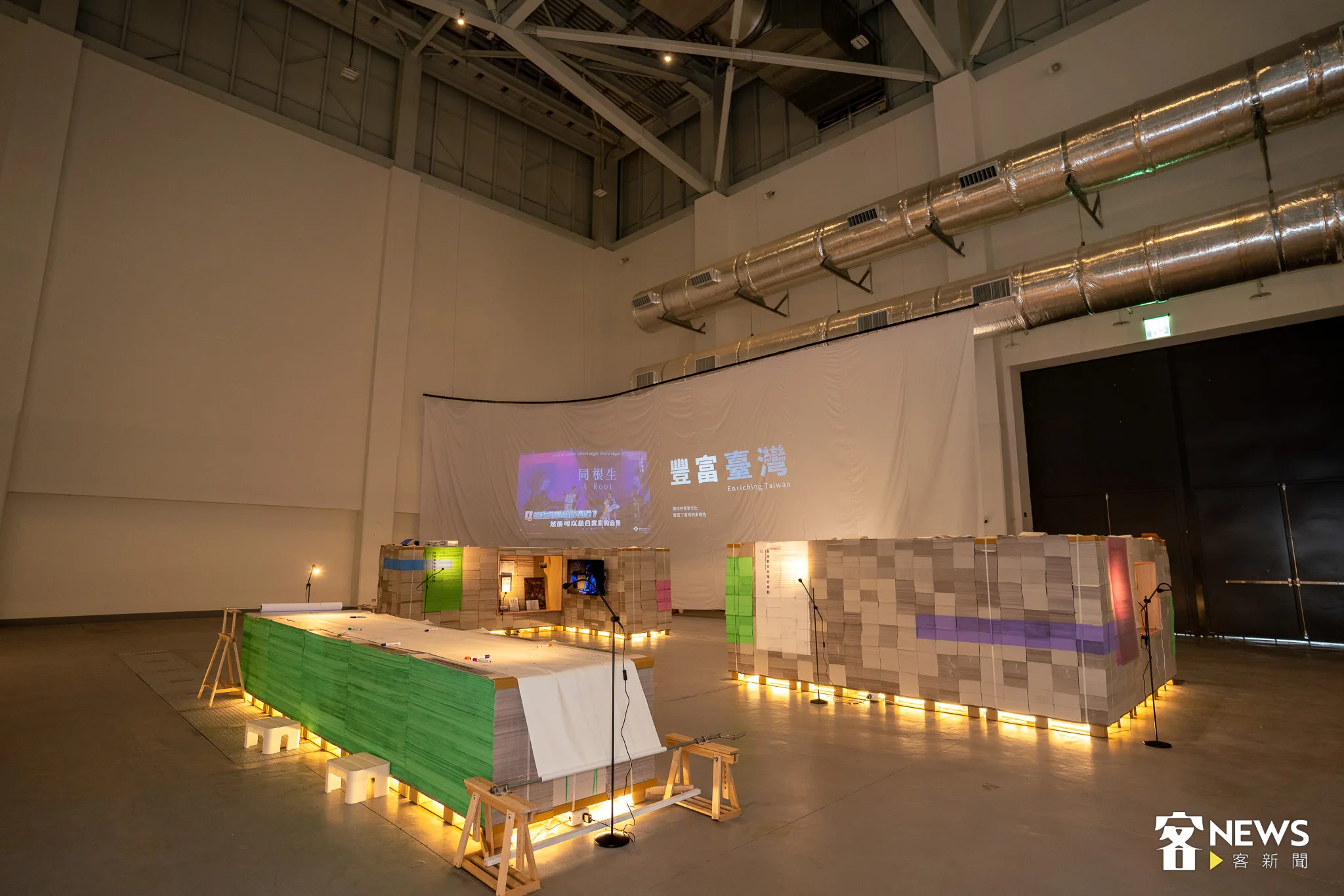 世客博台灣館主展區。李台源攝