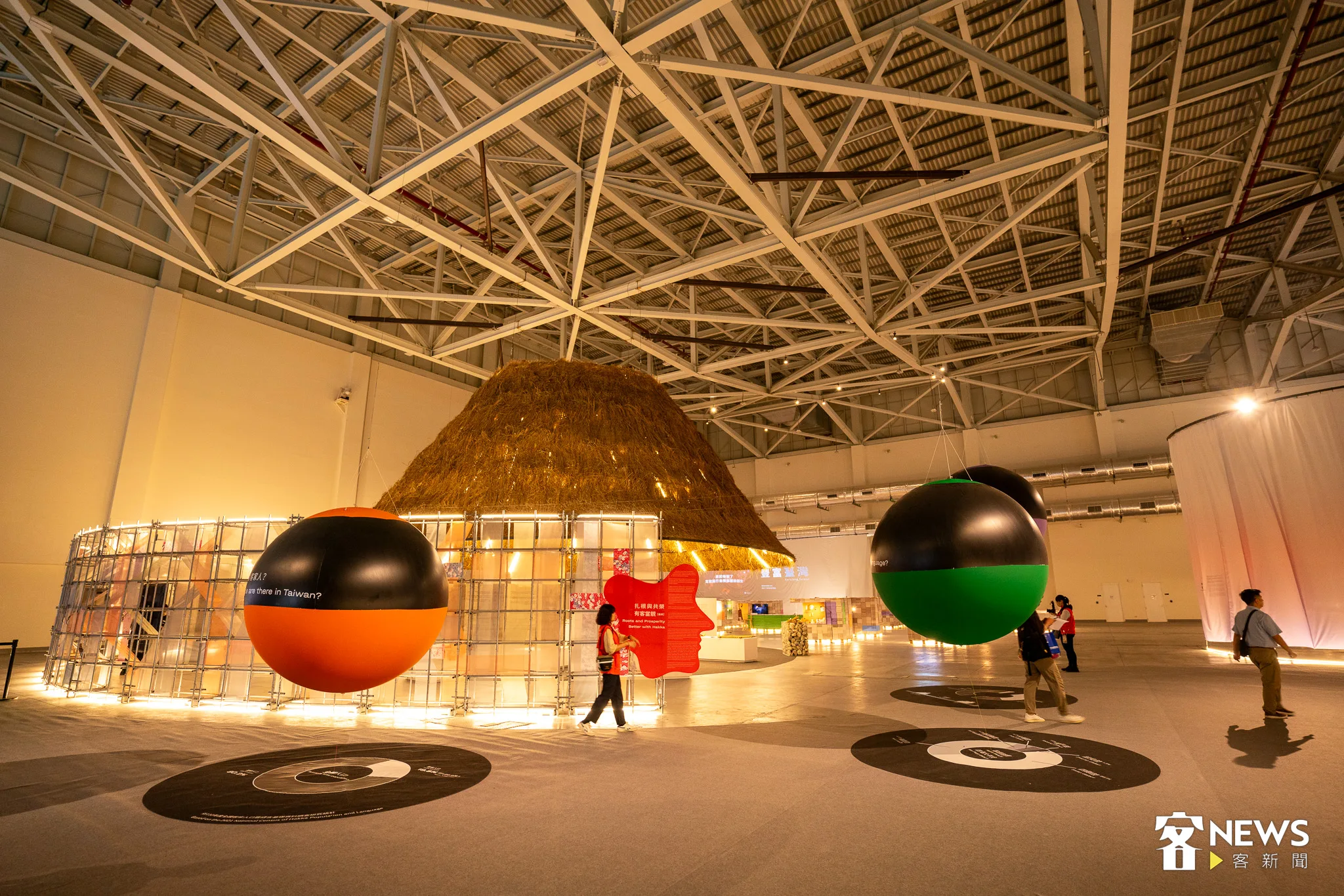 世客博台灣館主展區A「適應台灣」。李台源攝