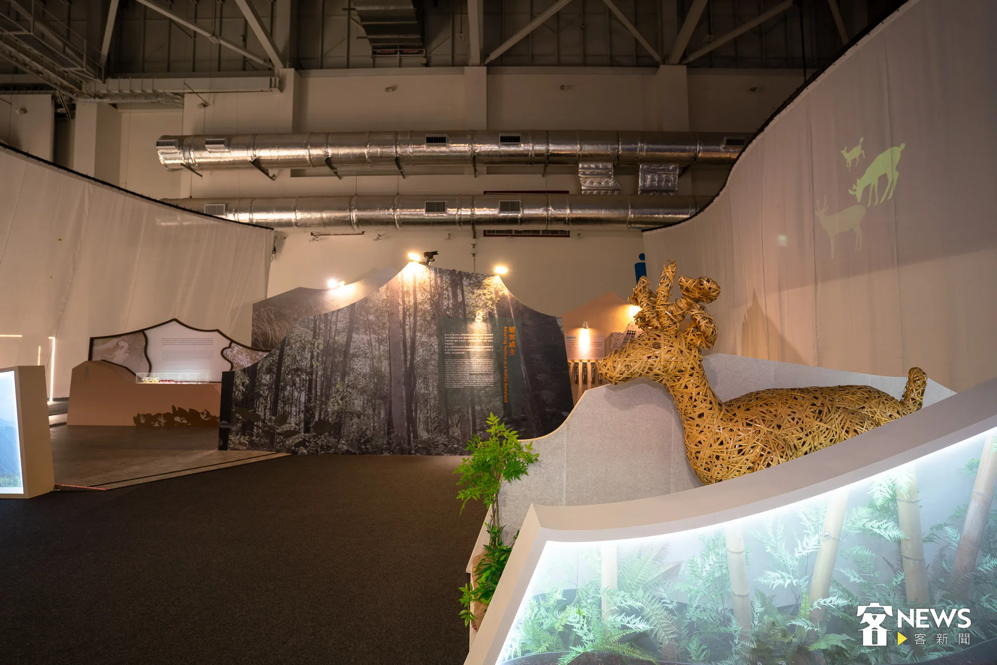 世客博台灣館南投縣展區。李台源攝