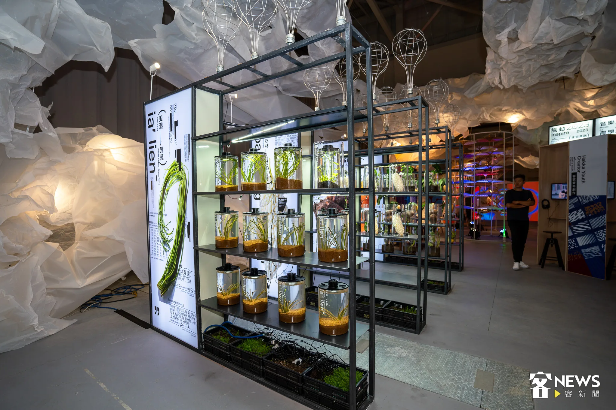 世客博台灣館高雄市展區。李台源攝