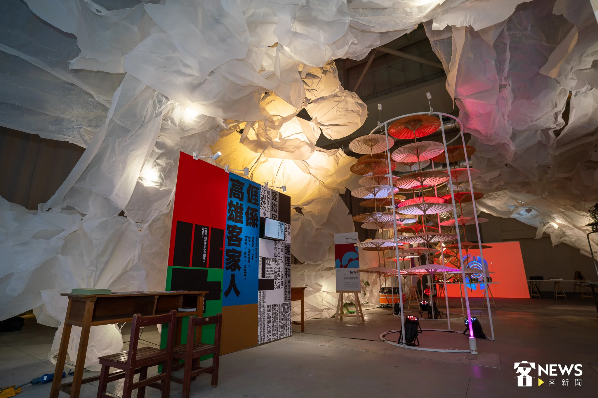 世客博台灣館高雄市展區。李台源攝