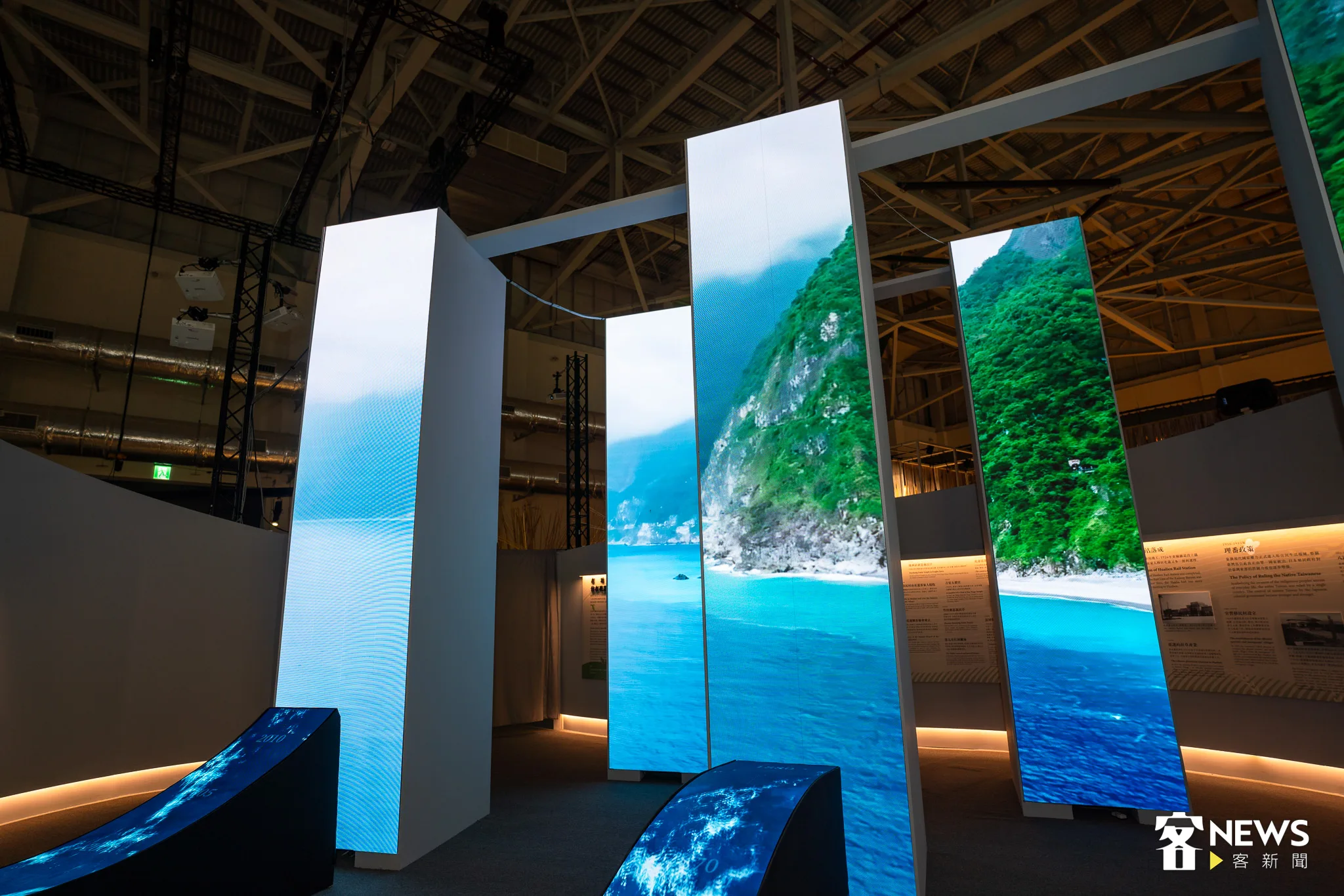 世客博台灣館花蓮縣展區是來自香港的陳先生印象最深刻的展區。李台源攝