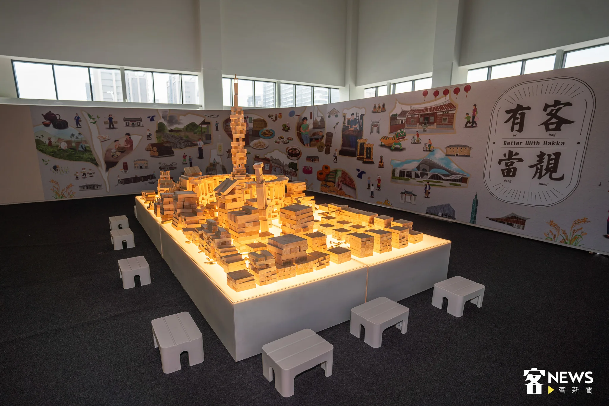 世客博台灣館主展區B。李台源攝