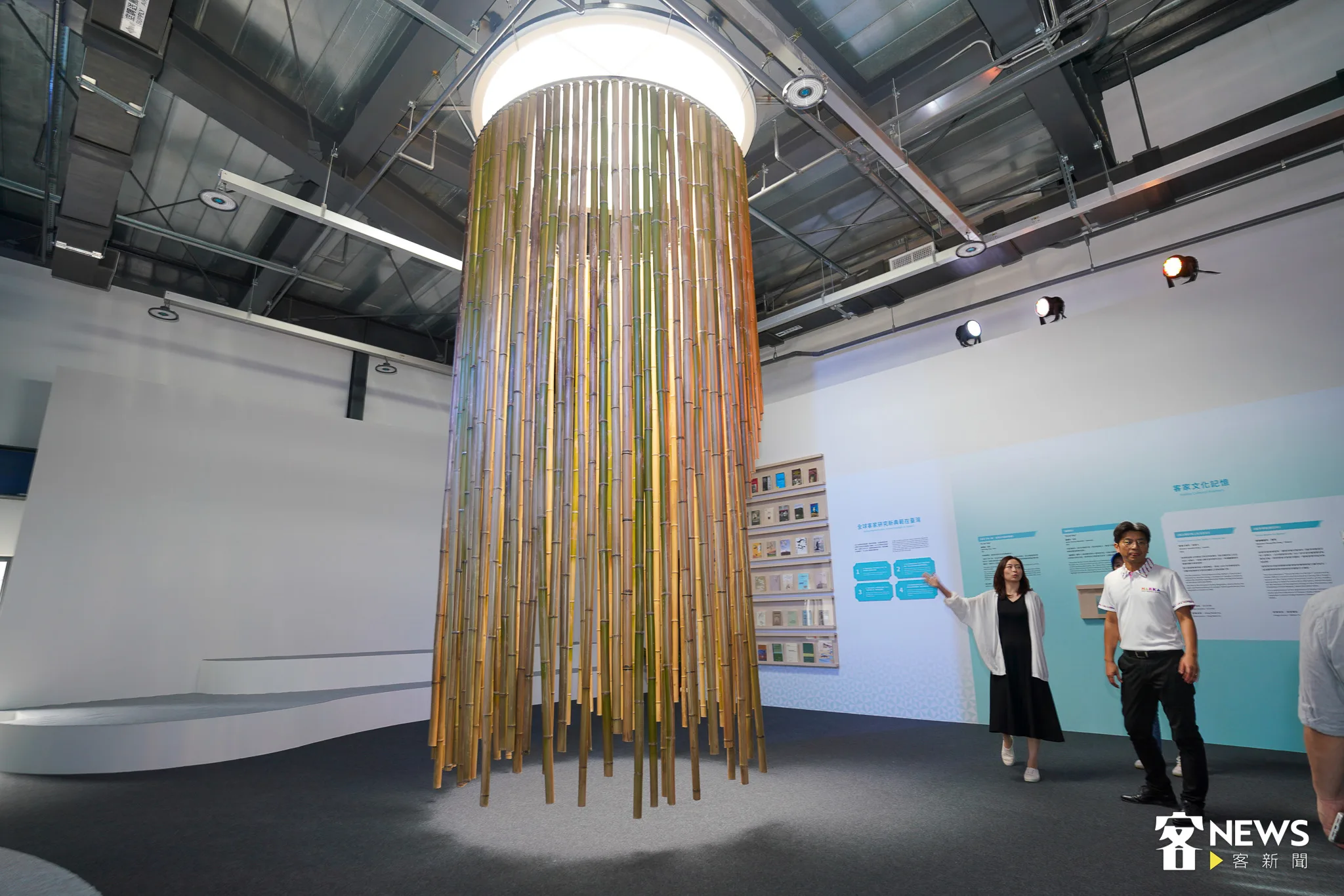 世客博世界館二樓展區。李台源攝