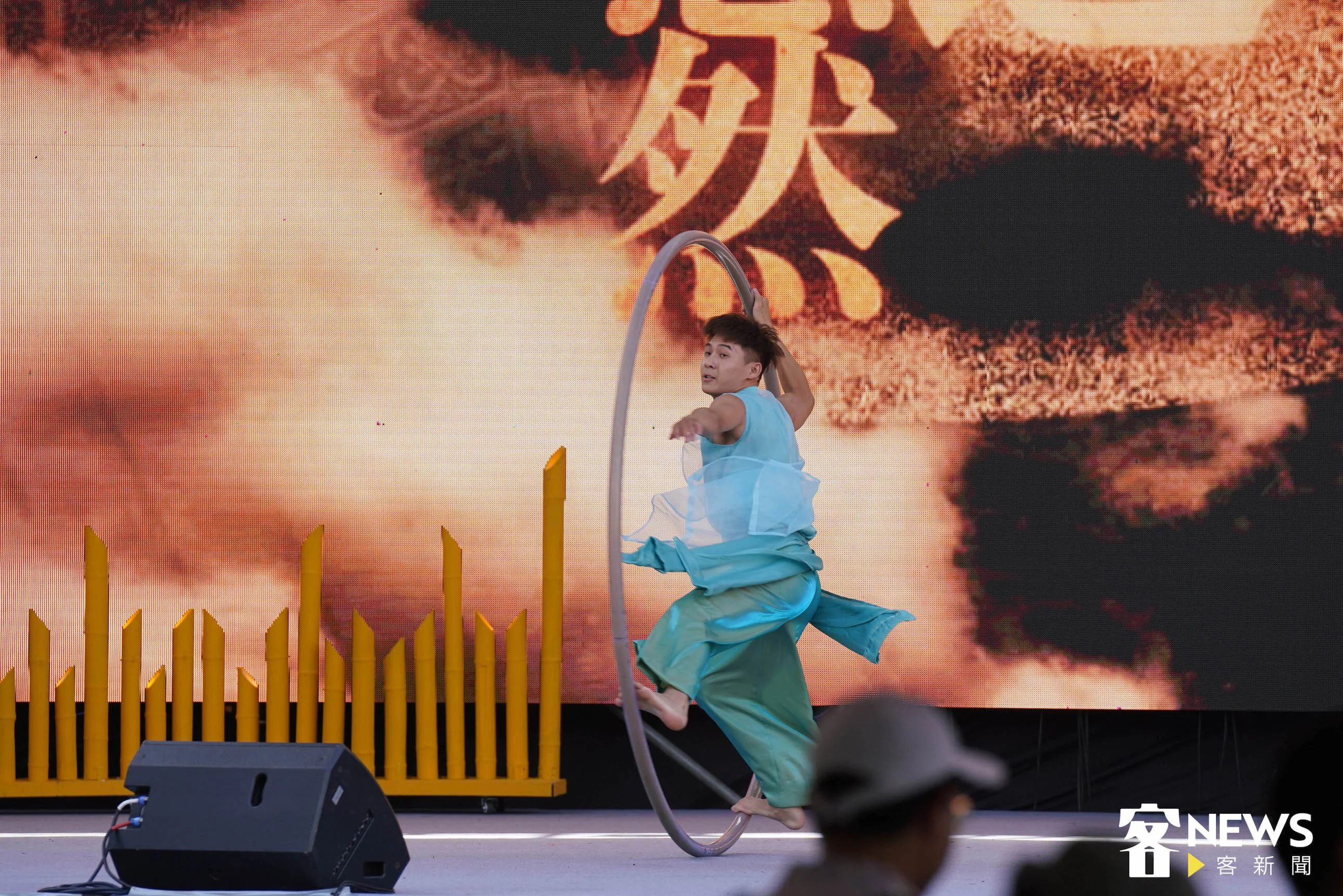 世界客家博覽會開幕活動表演-乙未定目劇「行過乙未」。洪俊傑攝