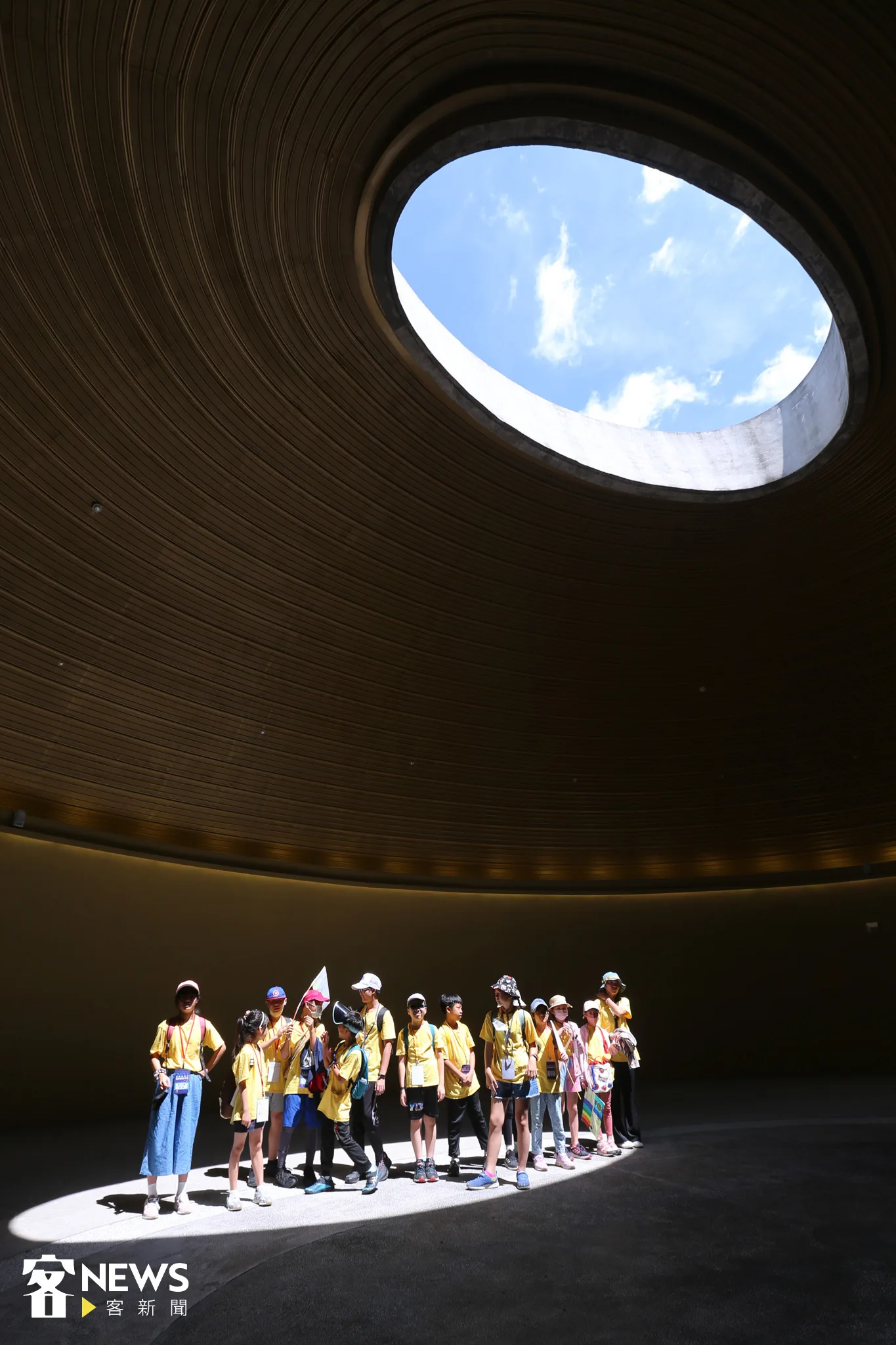 2023 客傳新世代夏令營來到臺灣客家茶文化館,認識茶文化。客傳會資料照片