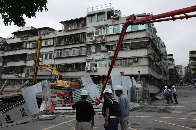 施工導致大直街民宅傾斜　基泰：全面停工絕不卸責任