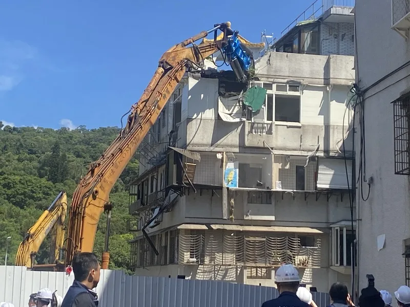 大直街塌陷25戶擬10天拆完　28日說明會徵詢都更