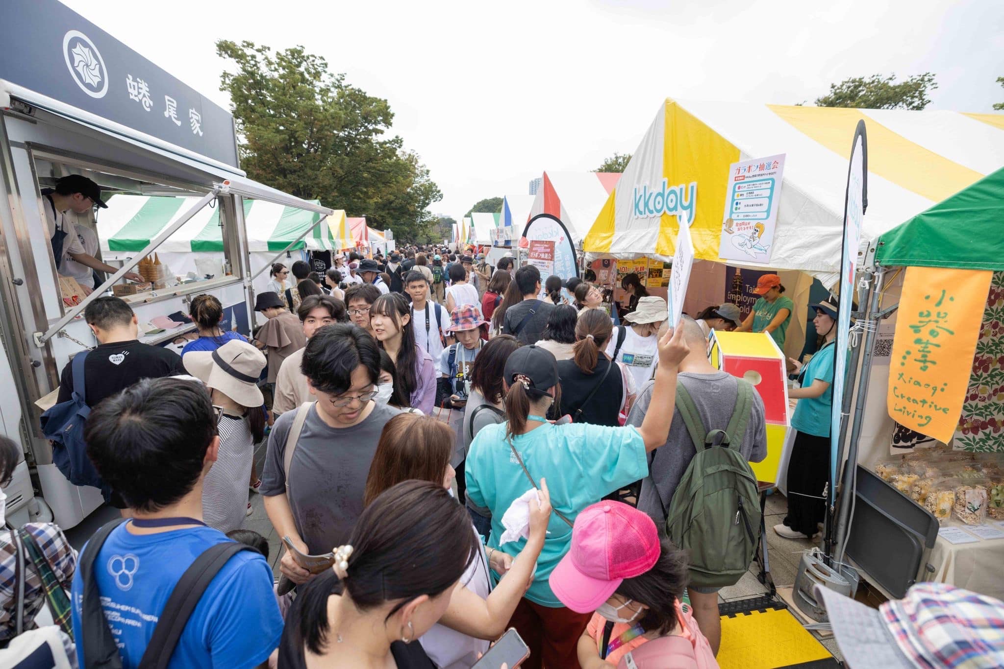 日本東京上野恩賜公園舉辦的「TAIWAN PLUS 2023文化祭」兩天吸引大批人潮。翻攝自中華文化總會臉書