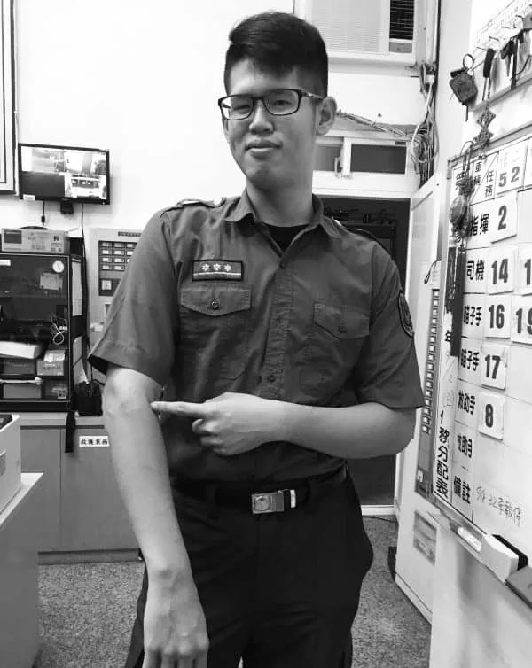 基隆市消防局粉專po文悼念殉職的消防員陳柏翰。翻攝照片