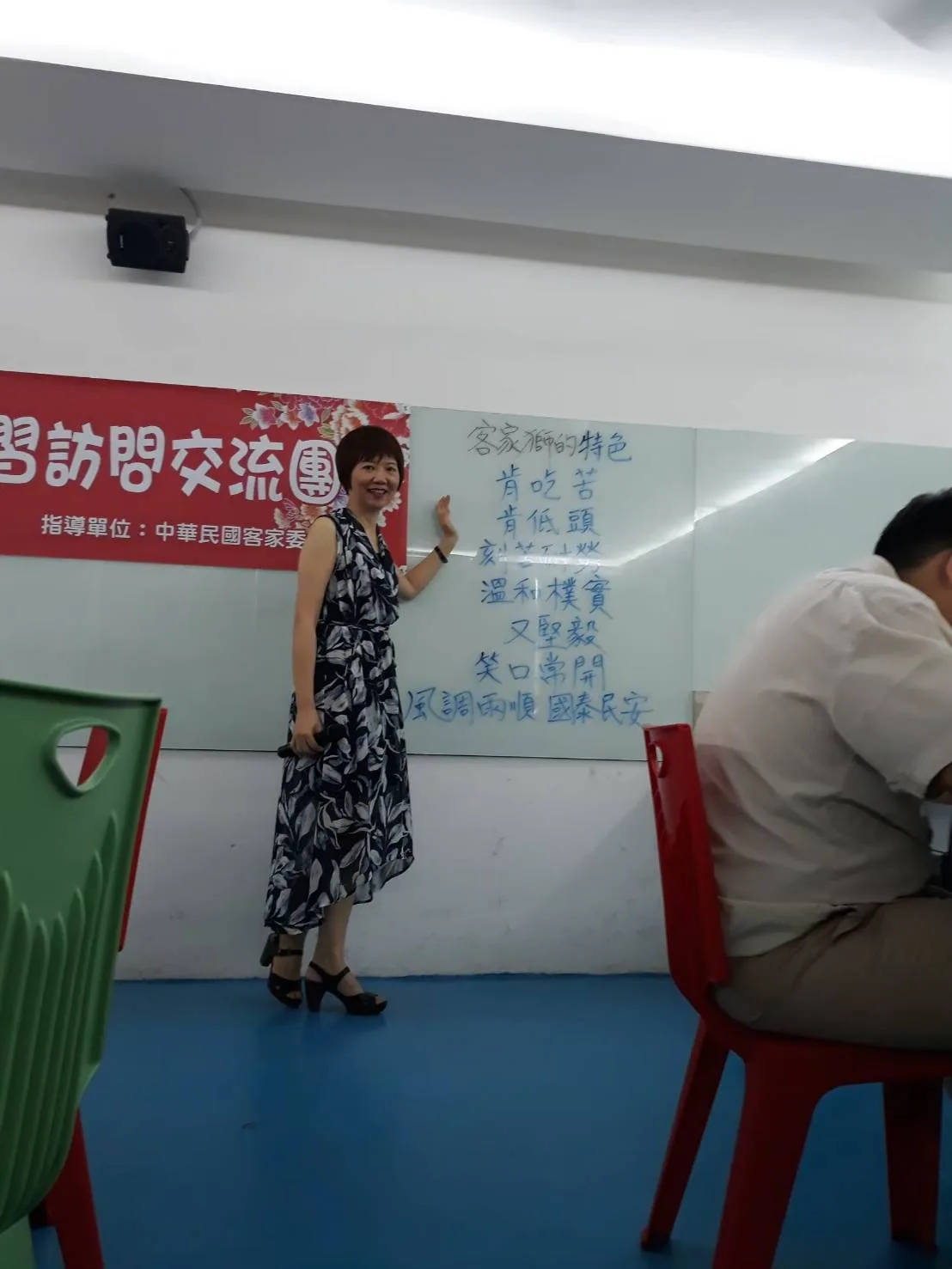 中華民國作文教育學會榮譽理事長黃偉慈。 黃偉慈提供
