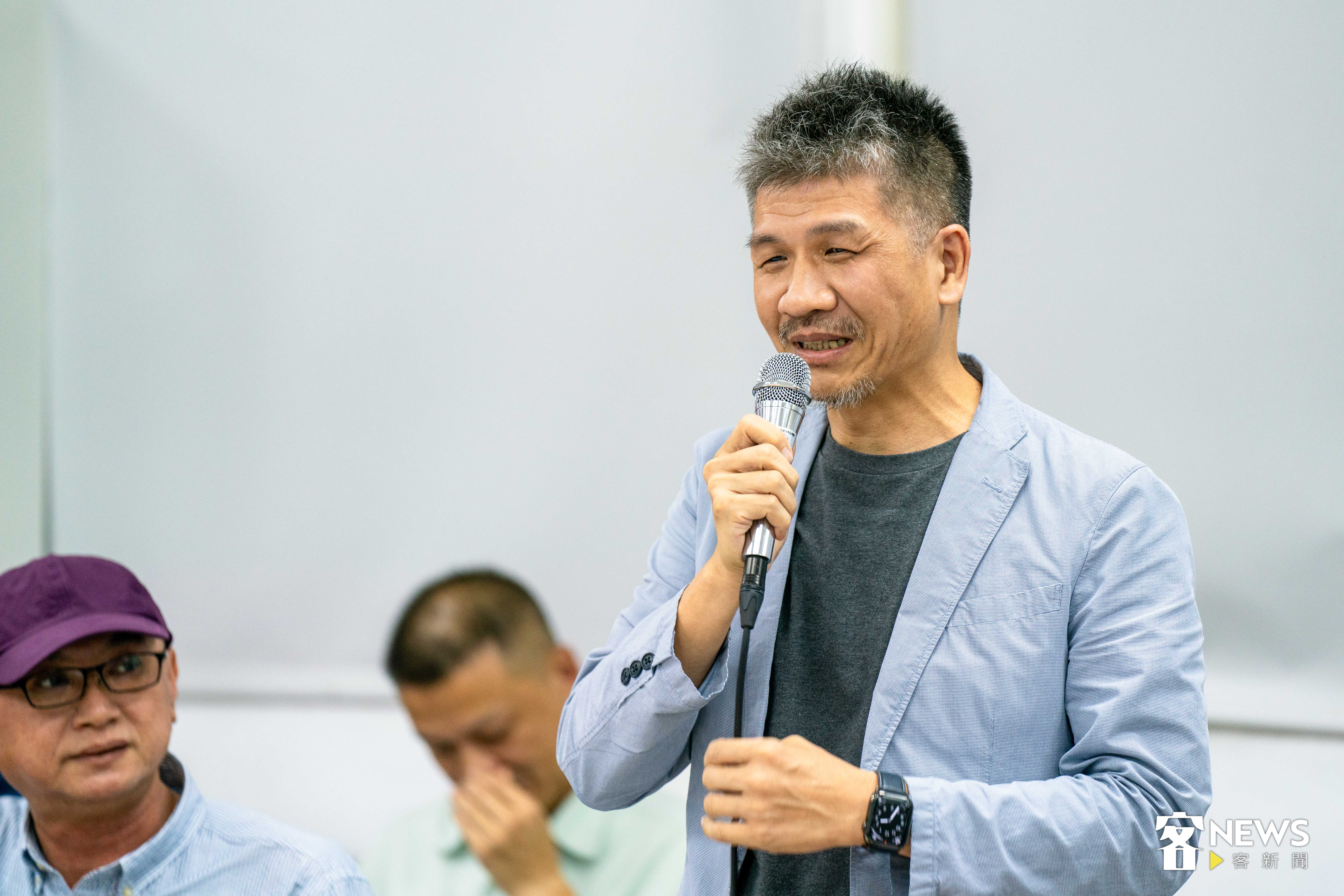 莊勝鴻表示，講客廣播電臺是全台唯一全國性的客語廣播電台，可以在客庄防詐發揮所長。李台源攝