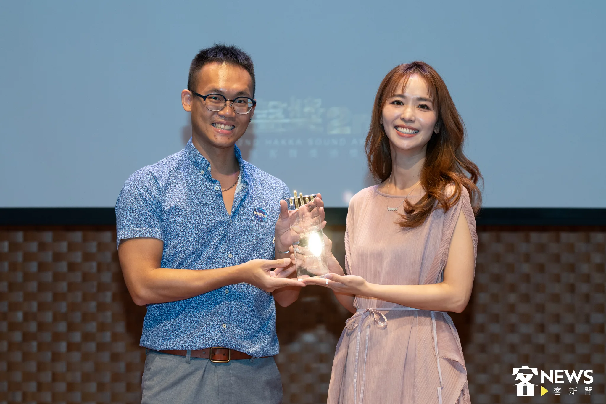 新生代廣播主持人賴冠儒（卡爾），奪下本次客聲獎雙料Podcast組及廣播組首獎。宋佩遙攝