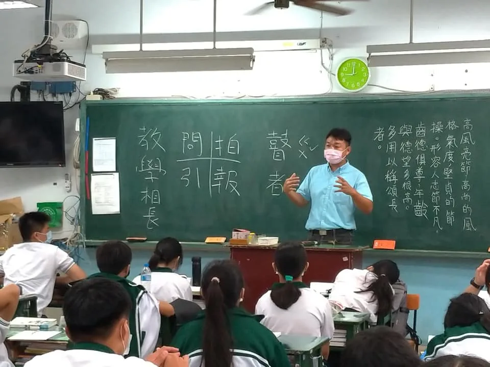 視障巡迴教師的李文煥研發「臺灣客語點字拼音方案」，視障人士學習客語一大福音。李文煥提供