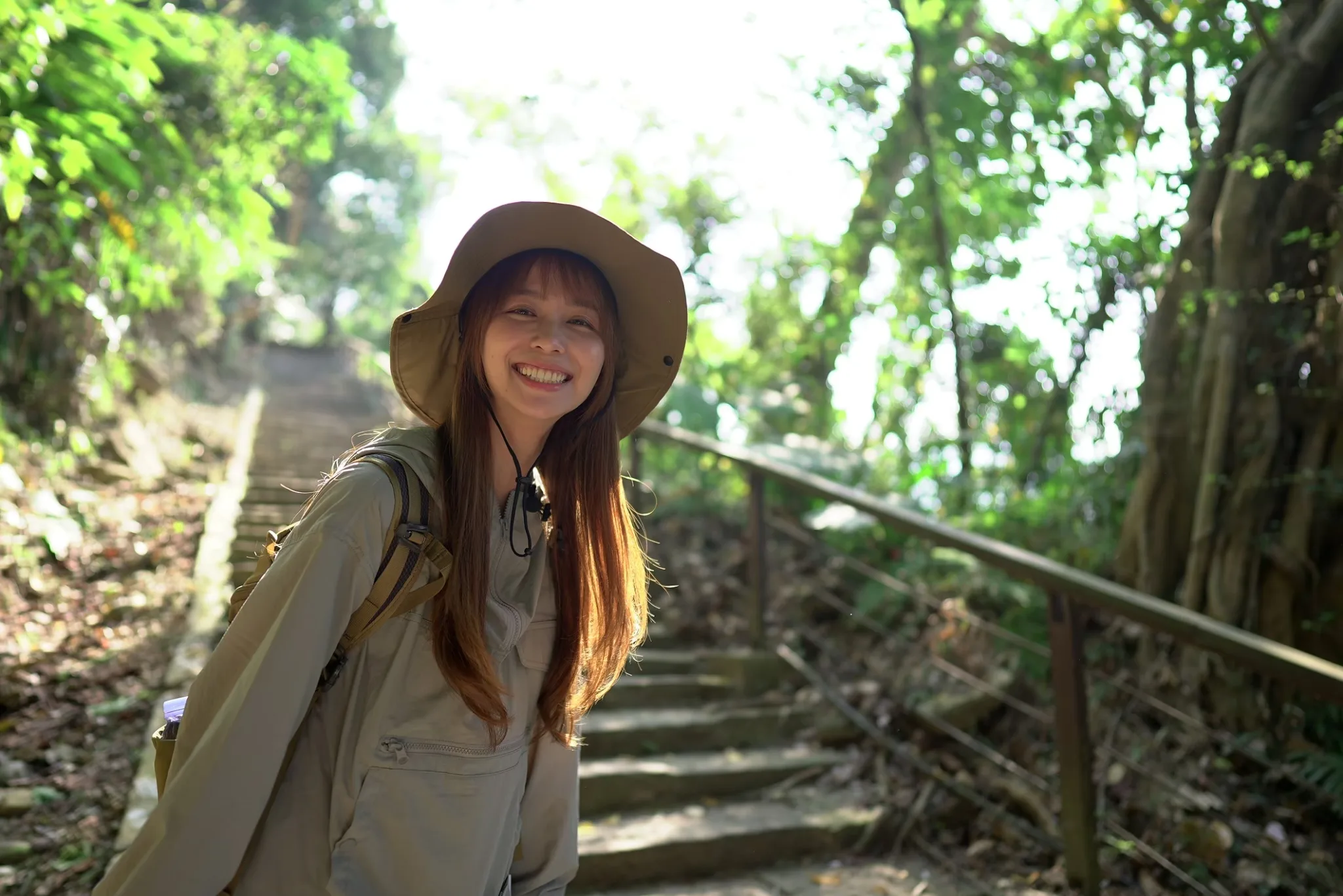 陳明珠帶大家一起走訪獅山古道,獅山古道現在是苗栗、新竹兩地民眾出遊健行的熱門路線。客傳會提供