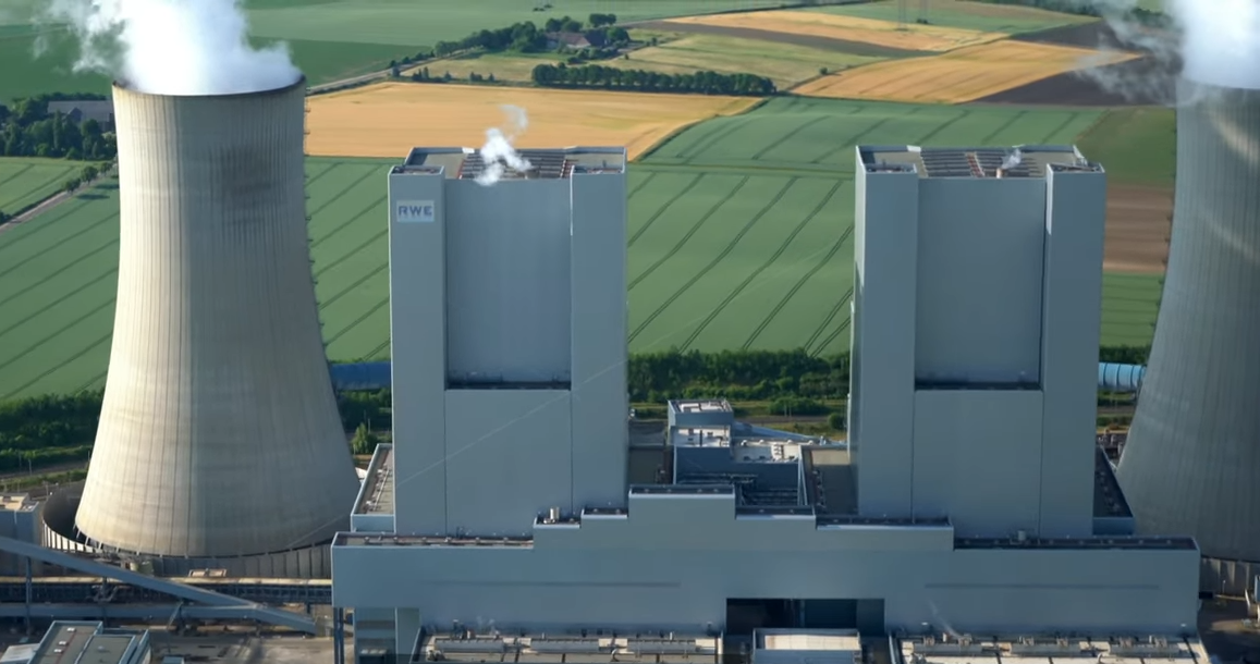 紐拉特電廠。資料圖片，翻攝自euroluftbild de《YouTube》頻道