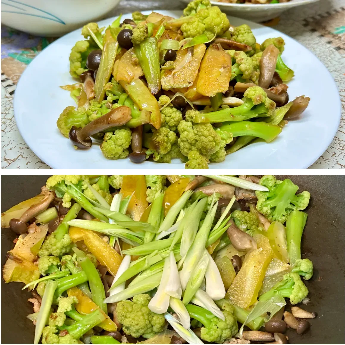 楊桃燴時蔬別有一番滋味。蕭秀琴攝