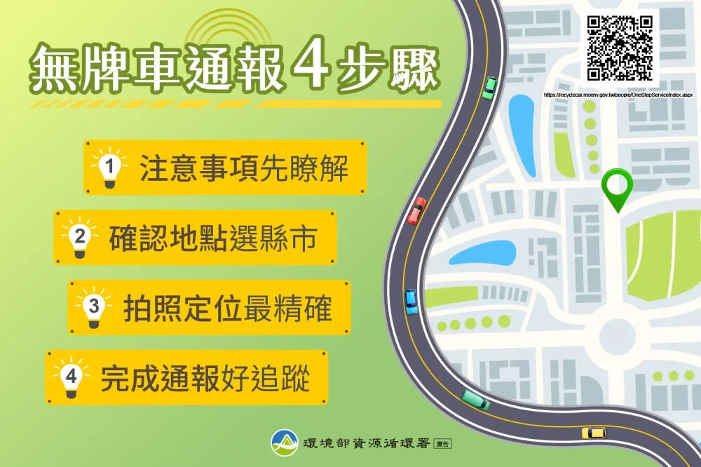 環境部推路霸車通報網站　拍照上傳就完成