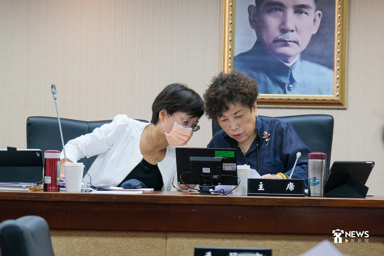立法委員游毓蘭召開內政委員會，討論預算與《客家語言發展法》進度。何柏均攝