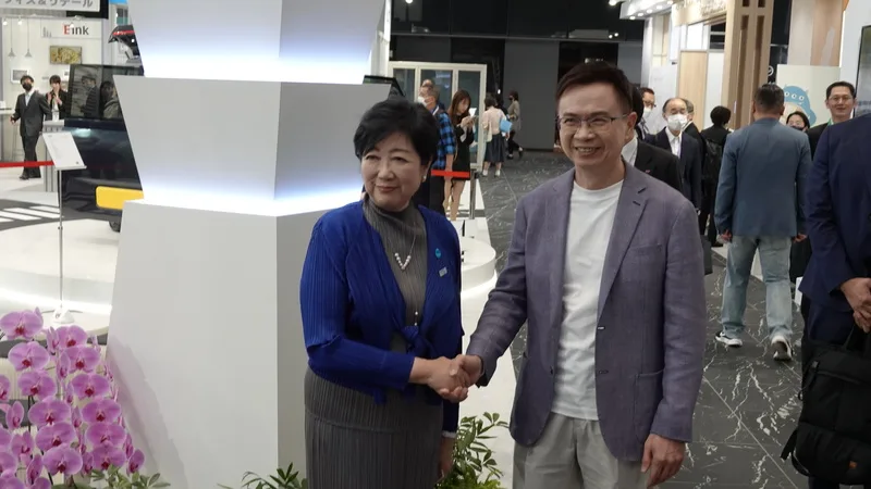台灣形象展日本展出　東京都知事小池大讚減碳技術