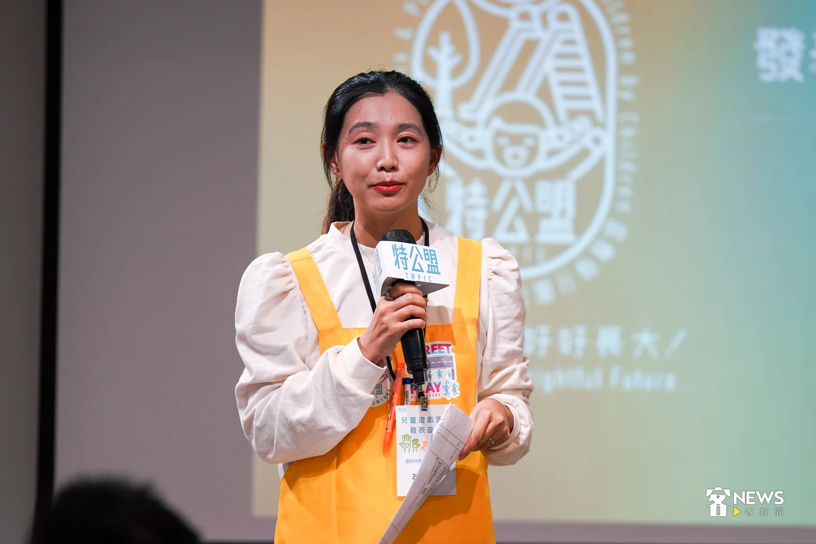 特公盟理事長張雅琳認為現在小孩遊戲時間普遍不足。何柏均攝
