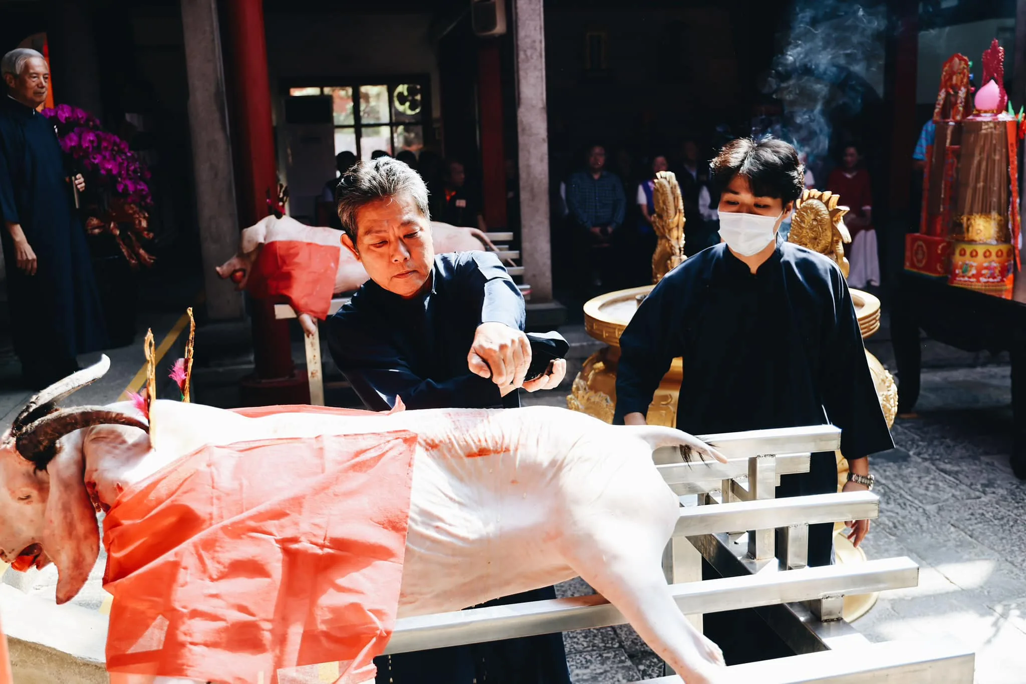 義民廟今天舉辦建廟235週年秋祭大典。取自褒忠亭義民廟臉書粉絲專頁