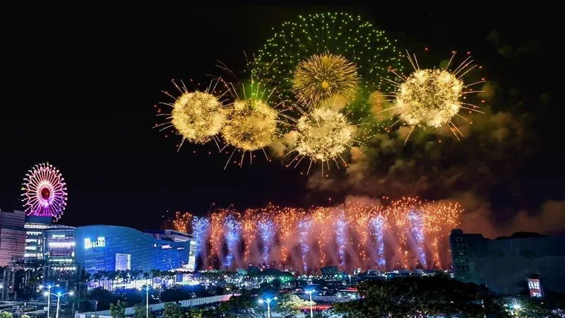 高雄夢時代跨年240秒花火