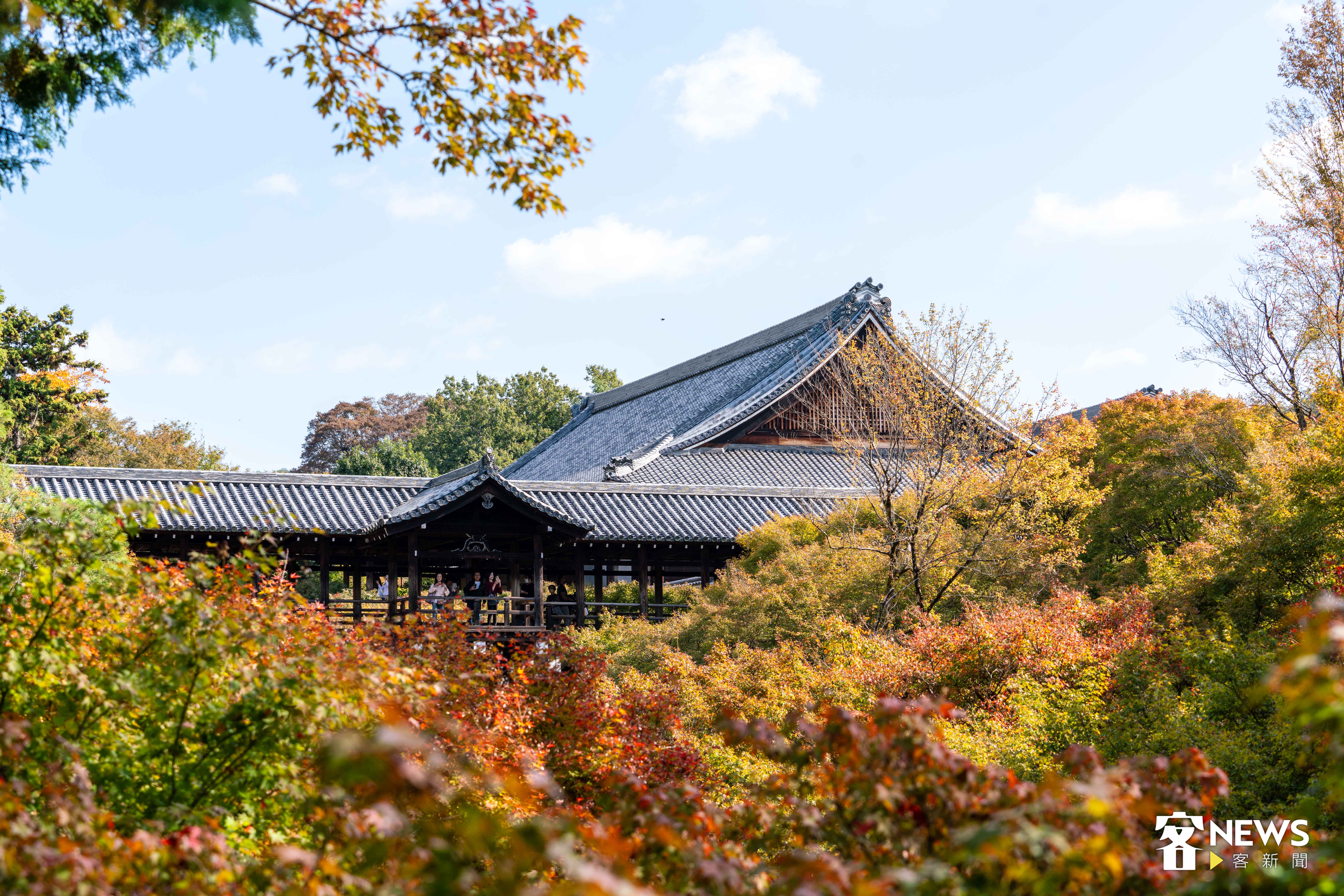 京都的東福寺是賞楓的著名景點。李台源攝