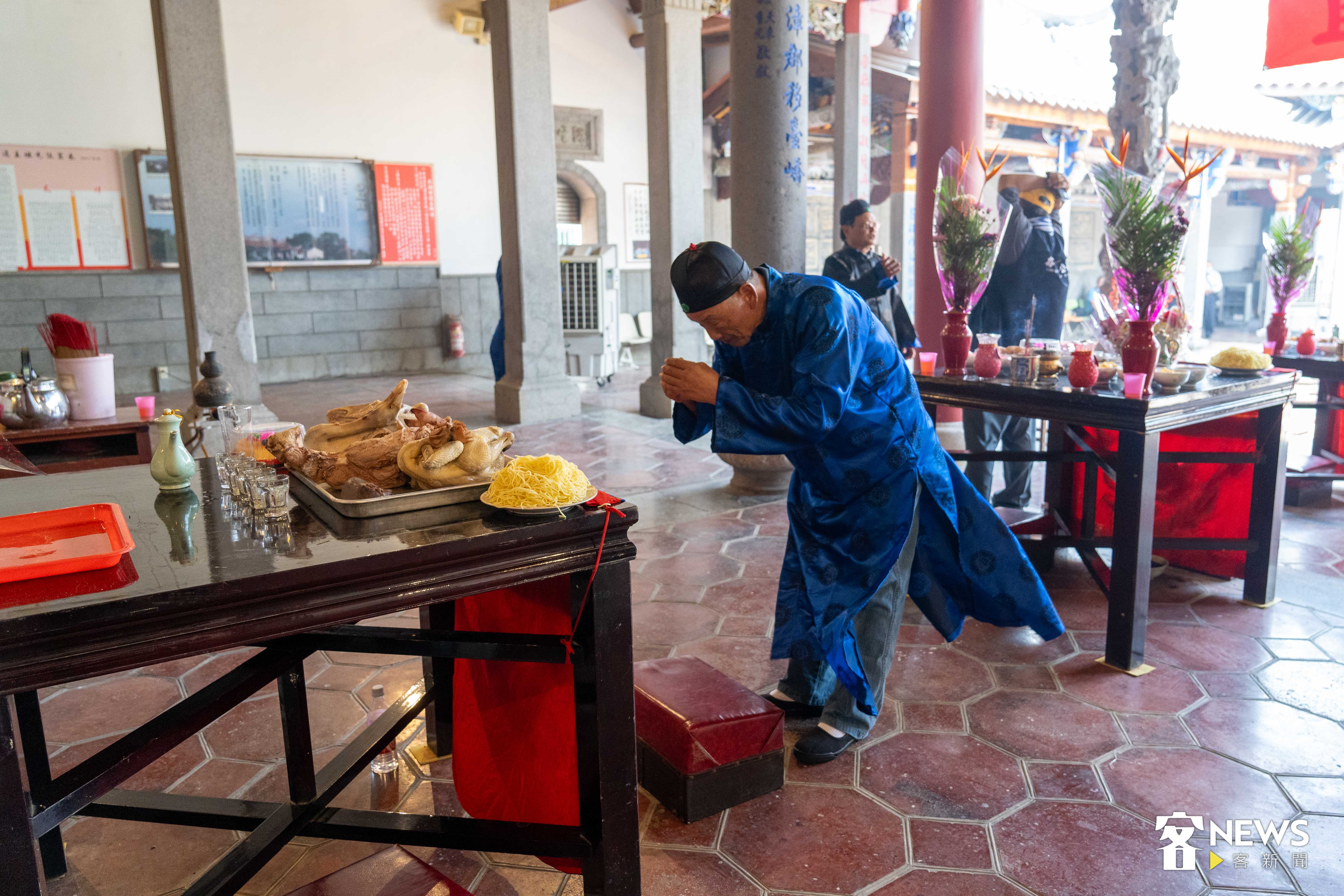 崇遠堂在每年重陽節會舉辦秋祭，並宣讀七嵌箴規。李台源攝